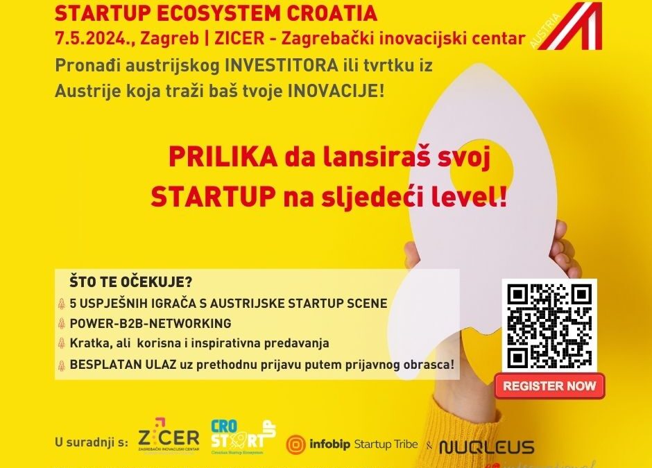 Pozivamo vas na Startup Ecosystem Croatia događaj!