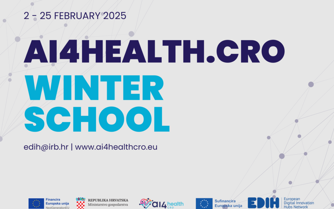 Inovacije u zdravstvu počinju znanjem – prijavite se za AI4Health.Cro Zimsku školu!