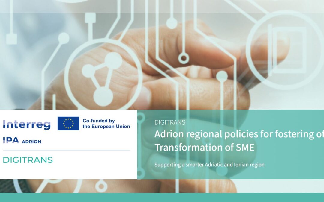 DIGITRANS: Preporuke za poboljšanje regionalnih politika digitalizacije Hrvatske